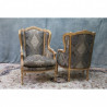 SALON 3 PANS DE STYLE LOUIS XVI 180cm - PROMO !