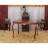 TABLE REPAS DE STYLE LOUIS XV 110x80 - PROMO STOCK !Les MEUBLES DOBOIS vous propose cette élégante TABLE DE SALLE À MANGER DE STYLE LOUIS XVI au prix promotionnel de 299€ TTC au lieu de 600€ TTC.La structure, comprenant les pieds et la ceinture, est entièrement réalisée en bois de hêtre massif.Le plateau est fabriqué en bois lamellé et agrémenté d’une marqueterie raffinée.La finition est réalisée selon la méthode traditionnelle du vernis à l’éponge, puis subtilement patinée afin de mettre en valeur les reliefs et le caractère du bois.Dimensions : 110 × 80 cmCapacité : 6 convivesLivraison possible sous condition de l’achat simultané d’un minimum de 6 chaises sur une même commande.Sans achat d’un minimum de 6 chaises, cette TABLE DE SALLE À MANGER DE STYLE LOUIS XVI devra être retirée directement dans nos locaux et ne pourra pas être livrée. 