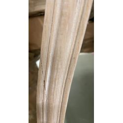 POMO SUR 6 CHAISES MONTGOLFIERE - Cérusé blanc - Coton gris