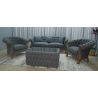 SALON BAROQUE DE STYLE CHESTERFIELD - Version 210cm - 3 PIÈCES