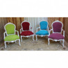 LOT 4 FAUTEUILS CABRIOLET DE STYLE LOUIS XV - "PROMO -50%"