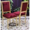 LOT 6 CHAISES JACOB - FABRICATION SUR MESURE 