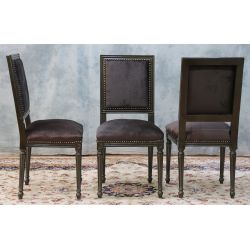 LOT 6 CHAISES JACOB - FABRICATION SUR MESURE 