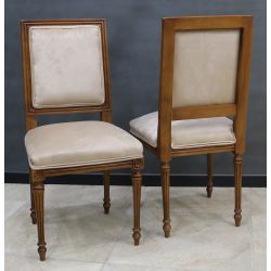 LOT 6 CHAISES JACOB - FABRICATION SUR MESURE 