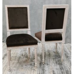 LOT 6 CHAISES JACOB - FABRICATION SUR MESURE 