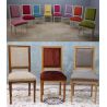 LOT 6 CHAISES JACOB - FABRICATION SUR MESURE 