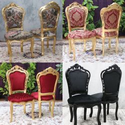FABRICATION D'UN LOT DE CHAISES BAROQUE SUR MESURE