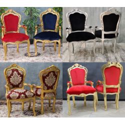 FABRICATION D'UN LOT DE CHAISES BAROQUE SUR MESURE 