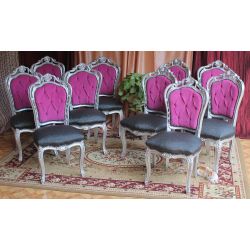 FABRICATION D'UN LOT DE CHAISES BAROQUE SUR MESURE 