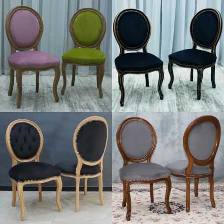 FABRICATION D'UN LOT DE CHAISES CABRIOLET COURONNE SUR MESURE 