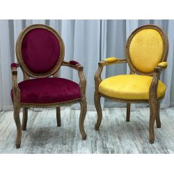 FABRICATION D'UN LOT DE CHAISES CABRIOLET COURONNE SUR MESURE 