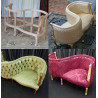 Fauteuil Confident 2 places de Style Louis XV