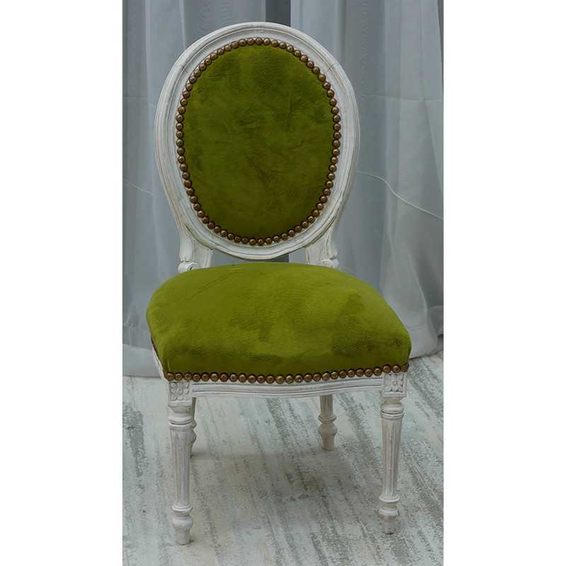 CHAISE MEDAILLON ENFANT DE STYLE LOUIS XVI