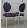 LOT 8 CHAISES MEDAILLON