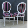 LOT 8 CHAISES MEDAILLON