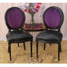 LOT 8 CHAISES MEDAILLON