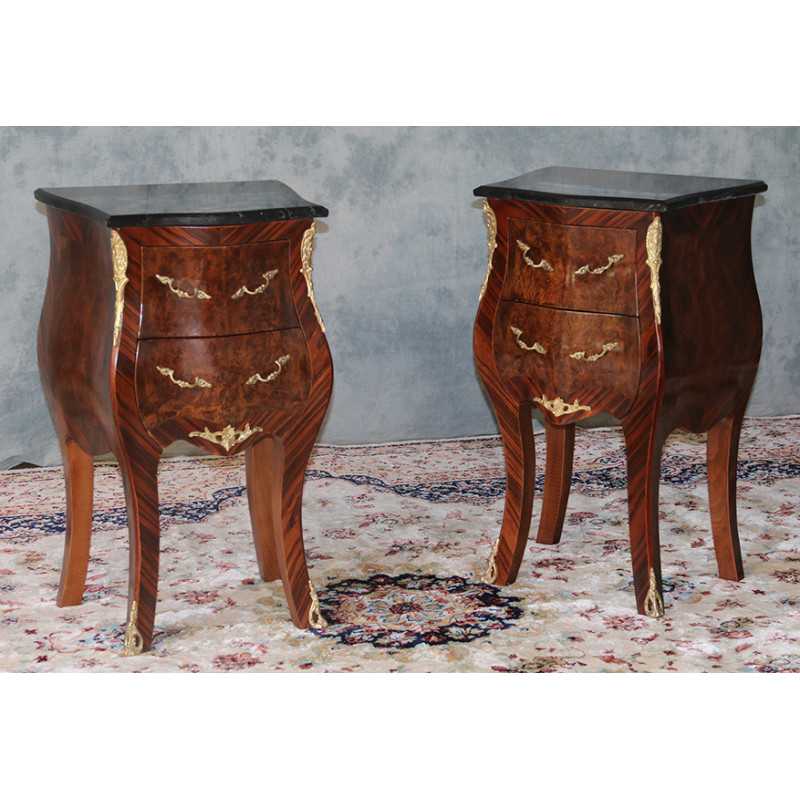 PAIRE DE CHEVETS D STYLE LOUIS XV - Largeur 45cm