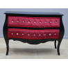 COMMODE BAROQUE CAPITONNÉE DE STYLE LOUIS XV - L120cm - "PROMO -25%"