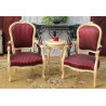 Lot 2 petits Fauteuils Cabriolet Style Louis XV