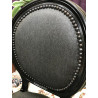LOT 6 CHAISES MEDAILLON - Simili cuir NON FEU M1 Indestructible Antitache