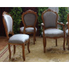 LOT 6 à 60 CHAISES CABRIOLET SUR MESURE
