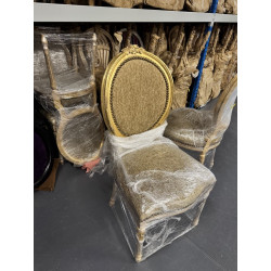 LOT DE 8 CHAISES MEDAILLON  - "Déstockage -50%"