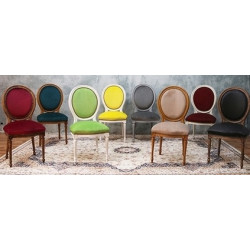 CHAISES MEDAILLON STYLE LOUIS XVI