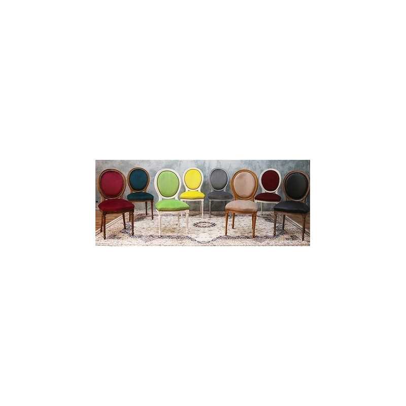CHAISES MEDAILLON STYLE LOUIS XVI