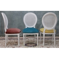 CHAISES MEDAILLON STYLE LOUIS XVI