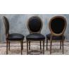 CHAISES MEDAILLON STYLE LOUIS XVI