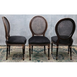 CHAISES MEDAILLON STYLE LOUIS XVI