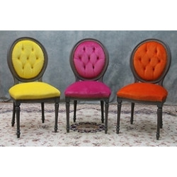 CHAISES MEDAILLON STYLE LOUIS XVI