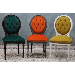 CHAISES MEDAILLON STYLE LOUIS XVI