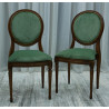 LOT CHAISES MEDAILLON EMPILABLES SUR MESURE