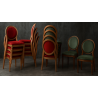 LOT CHAISES MEDAILLON EMPILABLES SUR MESURE