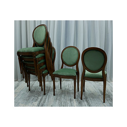 LOT CHAISES MEDAILLON EMPILABLES SUR MESURE