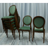 LOT CHAISES MEDAILLON EMPILABLES SUR MESURE