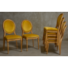 LOT CHAISES MEDAILLON EMPILABLES SUR MESURE