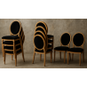 LOT CHAISES MEDAILLON EMPILABLES SUR MESURE