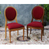 LOT CHAISES MEDAILLON EMPILABLES SUR MESURE