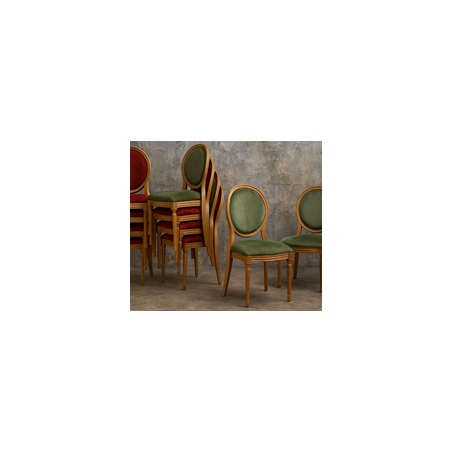 LOT CHAISES MEDAILLON EMPILABLES SUR MESURE LOT CHAISES MEDAILLON EMPILABLES SUR MESURE
