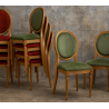 LOT CHAISES MEDAILLON EMPILABLES SUR MESURE