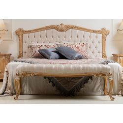 Lit Impératrice de Style Baroque - Fabrication sur Mesure - 180200cm