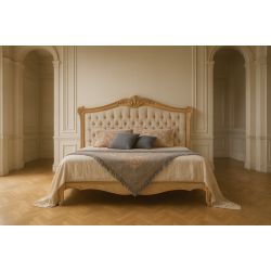 Lit Impératrice de Style Baroque - Fabrication sur Mesure - 180200cm