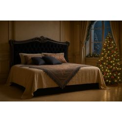 Lit Impératrice de Style Baroque - Fabrication sur Mesure - 180200cm