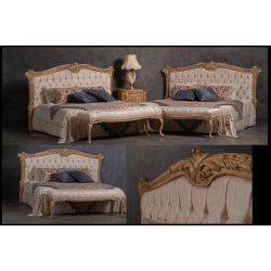 Lit Impératrice de Style Baroque - Fabrication sur Mesure - 180200cm