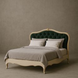 Lit Bernini de Style Baroque - Fabrication sur Mesure - 180200cm