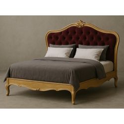 Lit Florentine Style Baroque - Fabrication sur Mesure - 160200cm