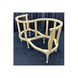 FABRICATION SUR MESURE FAUTEUILS CONFIDENT 2 PLACES DE STYLE BAROQUE, STYLE LOUIS XV ou LOUIS XVI