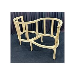 FABRICATION SUR MESURE FAUTEUILS CONFIDENT 2 PLACES DE STYLE BAROQUE, STYLE LOUIS XV ou LOUIS XVI